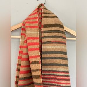 Roxy Boho Striped Fringe Scarf